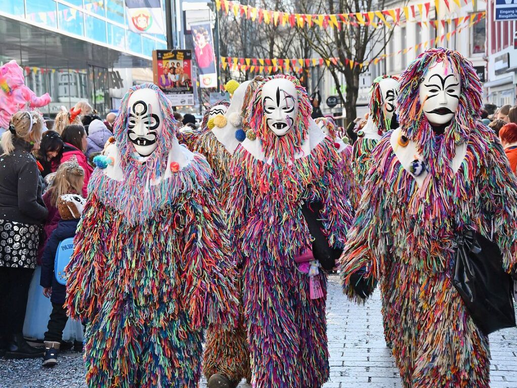 So bunt war der Fasnachtsumzug in Lrrach.