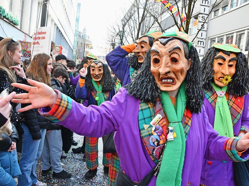 So bunt war der Fasnachtsumzug in Lrrach.