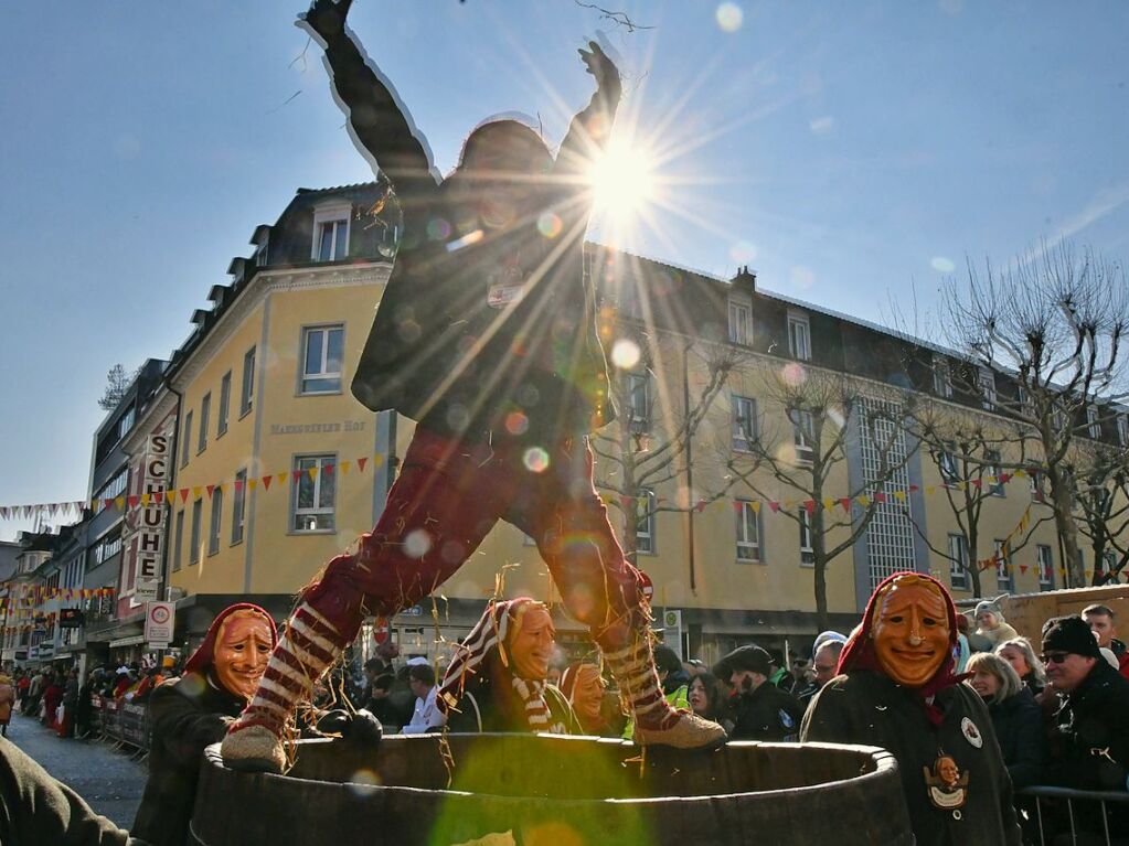 So bunt war der Fasnachtsumzug in Lrrach.