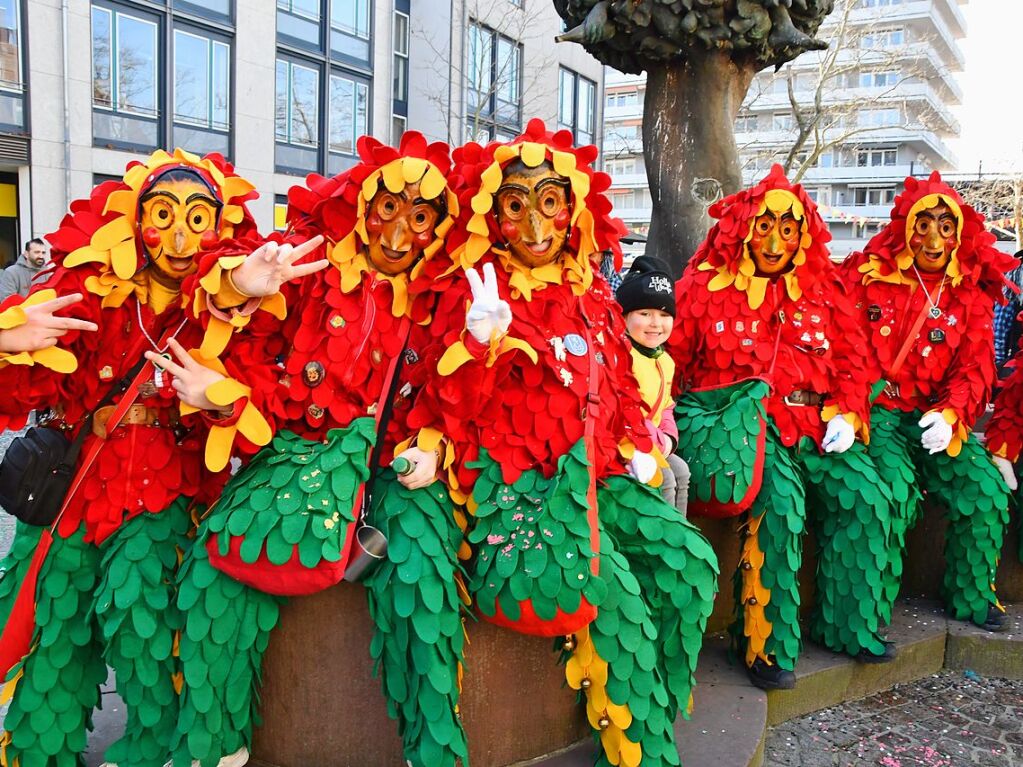 So bunt war der Fasnachtsumzug in Lrrach.