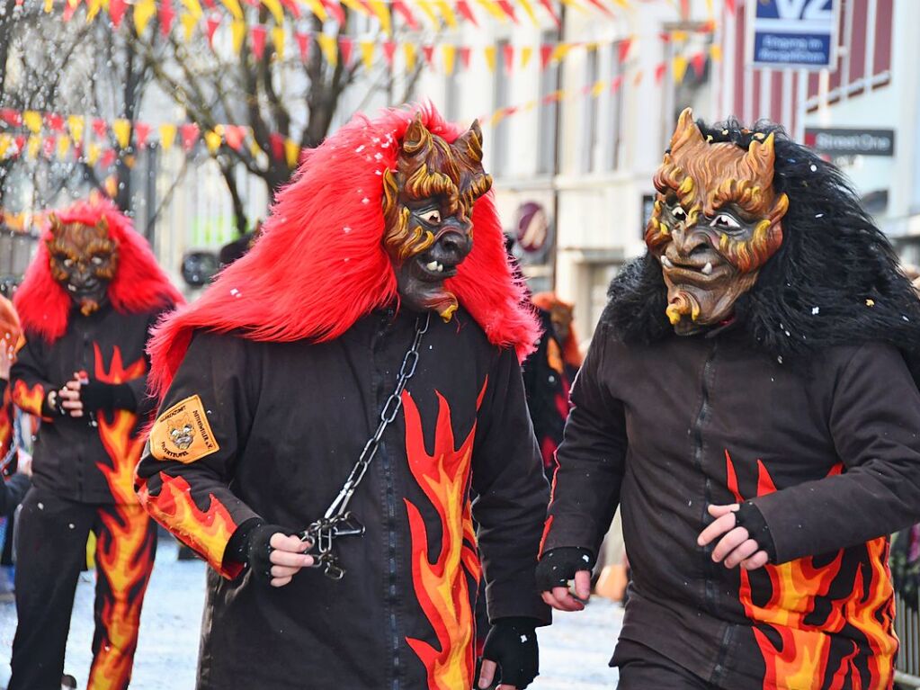 So bunt war der Fasnachtsumzug in Lrrach.