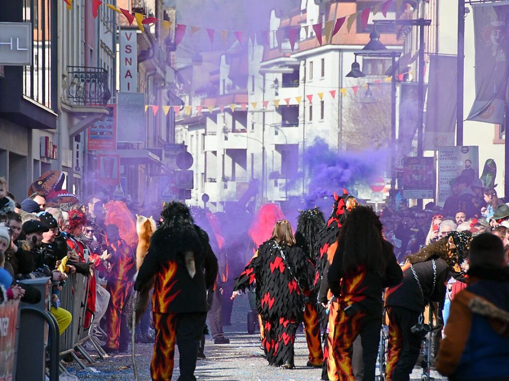 So bunt war der Fasnachtsumzug in Lrrach.