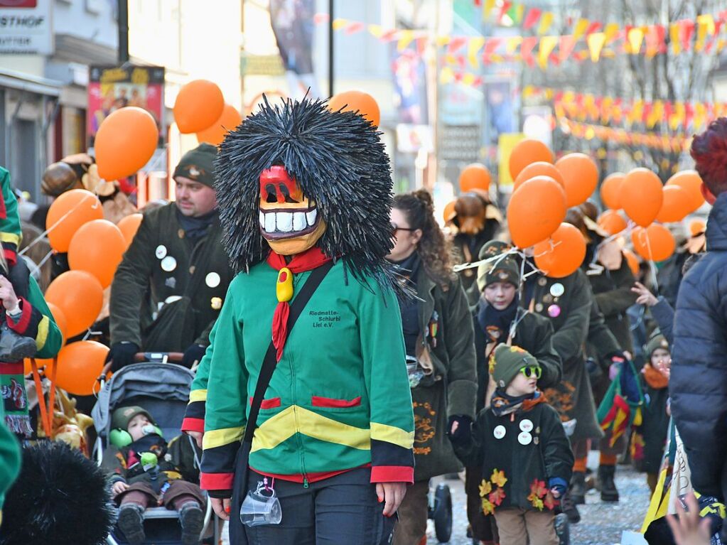 So bunt war der Fasnachtsumzug in Lrrach.