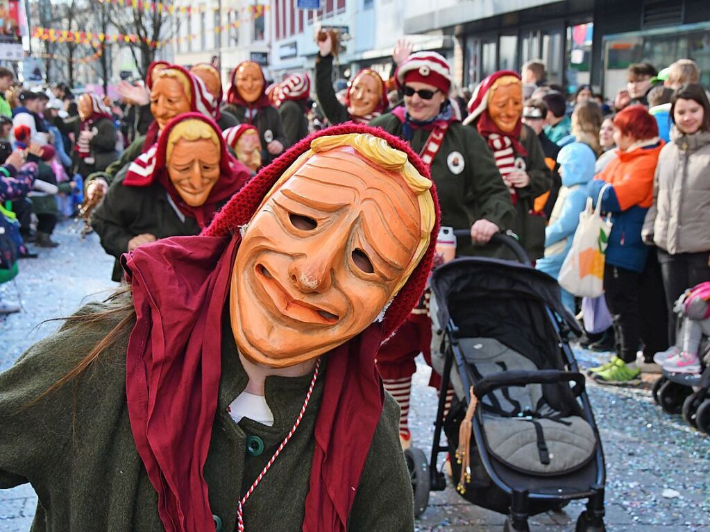 So bunt war der Fasnachtsumzug in Lrrach.