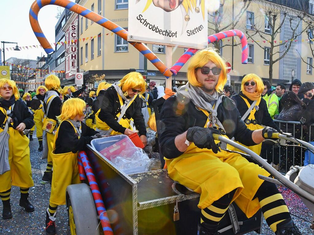 So bunt war der Fasnachtsumzug in Lrrach.