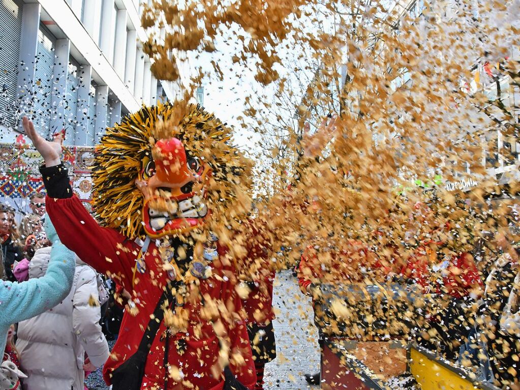 So bunt war der Fasnachtsumzug in Lrrach.