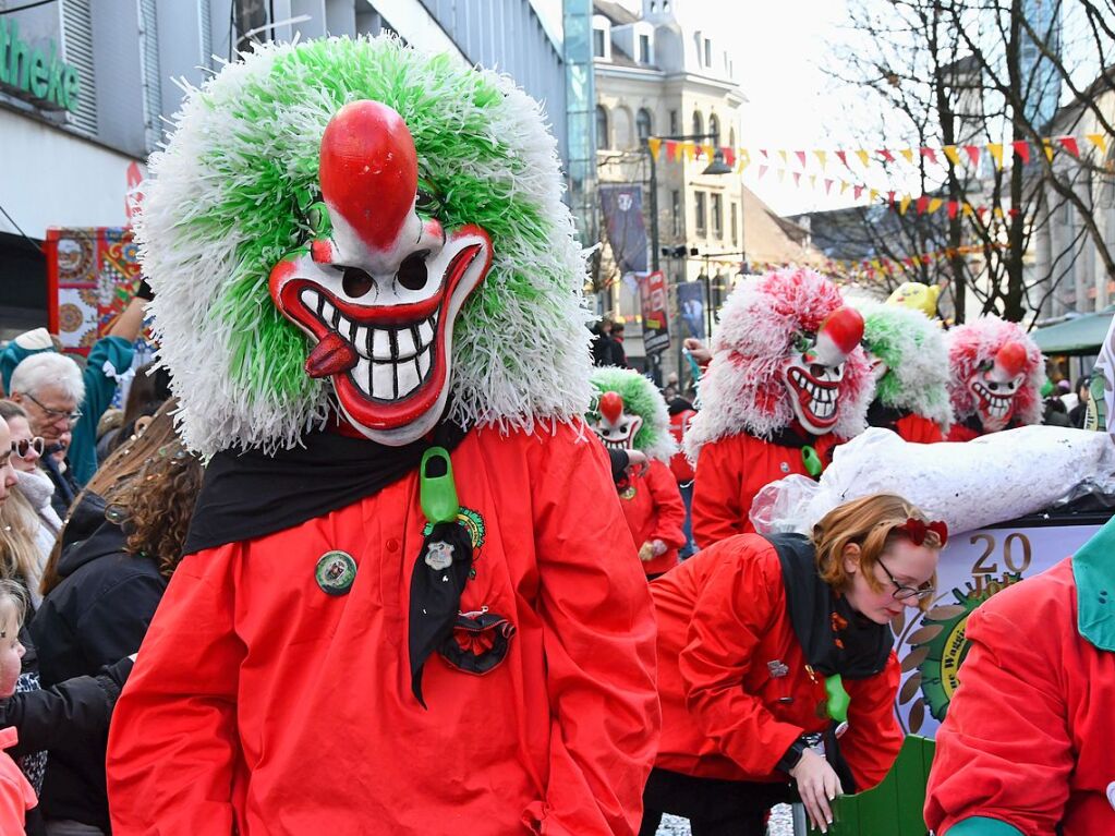 So bunt war der Fasnachtsumzug in Lrrach.