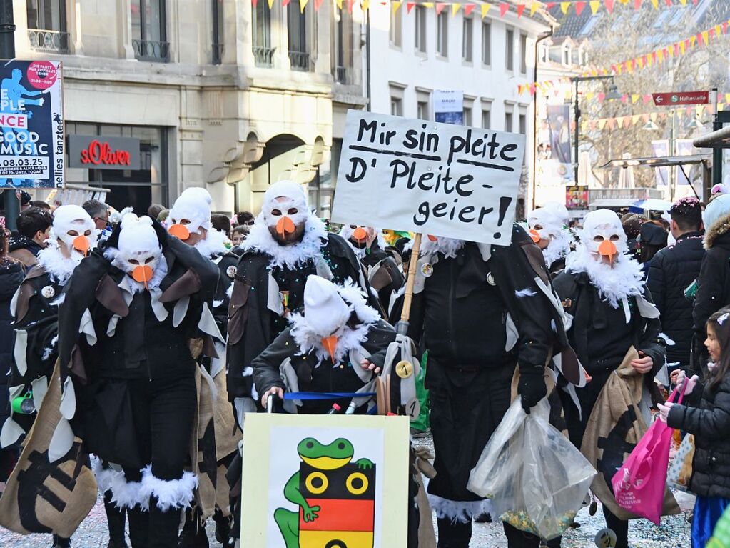 So bunt war der Fasnachtsumzug in Lrrach.