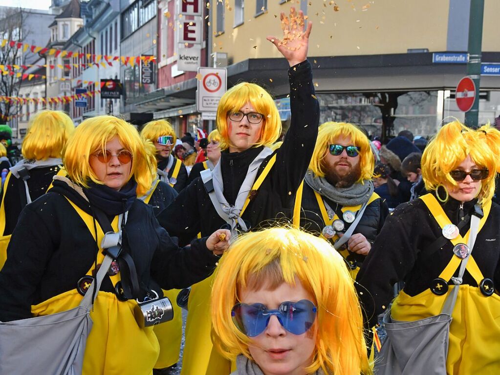 So bunt war der Fasnachtsumzug in Lrrach.