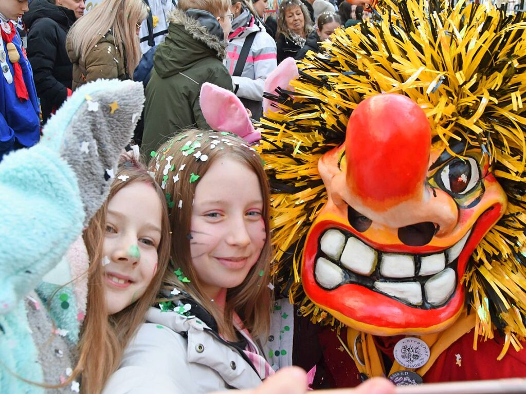 So bunt war der Fasnachtsumzug in Lrrach.