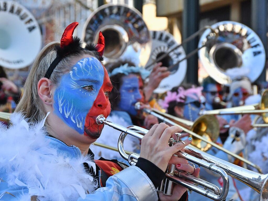 So bunt war der Fasnachtsumzug in Lrrach.