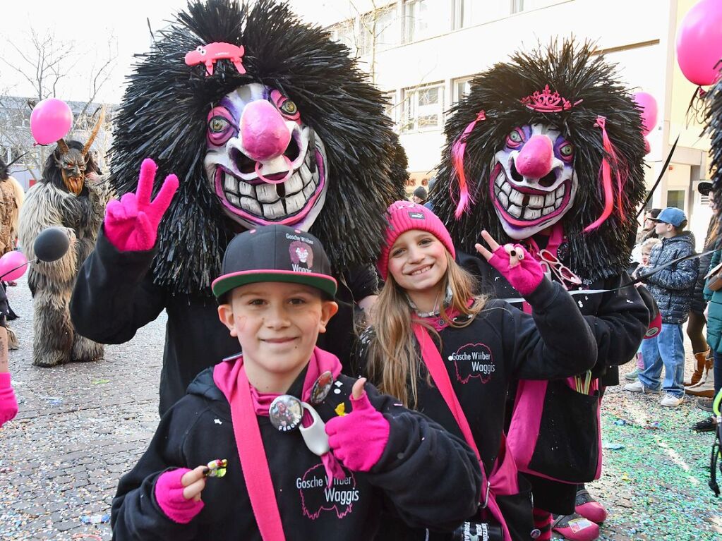 So bunt war der Fasnachtsumzug in Lrrach.