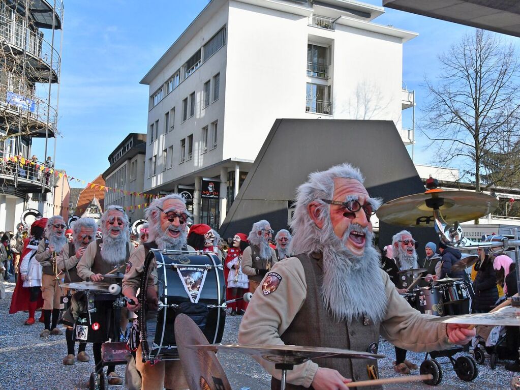 So bunt war der Fasnachtsumzug in Lrrach.