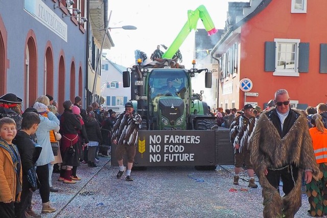 Der Umzug in Kandern  | Foto: Herbert Frey