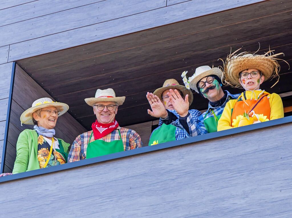 Die Jury hatte bei der Umzugsbewertung die Qual der Wahl.