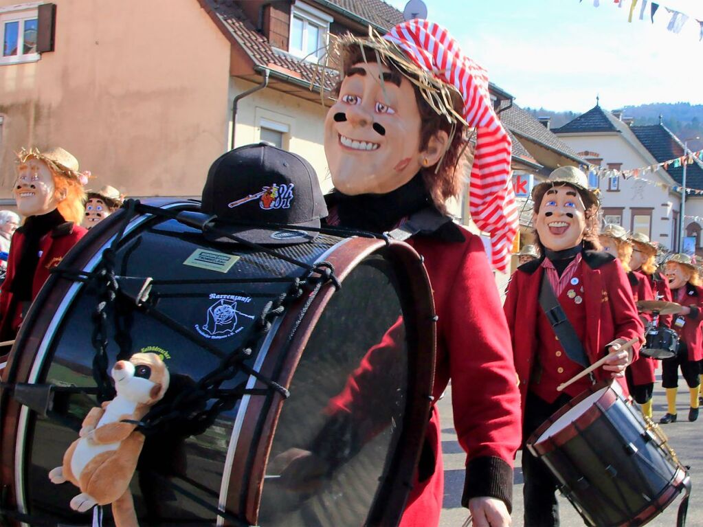 Drlinbach in Narrenhand am Fasentsonntag