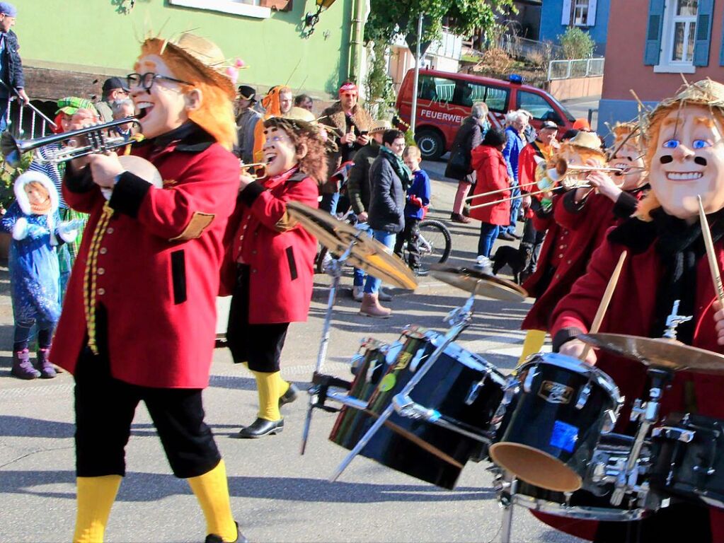 Drlinbach in Narrenhand am Fasentsonntag