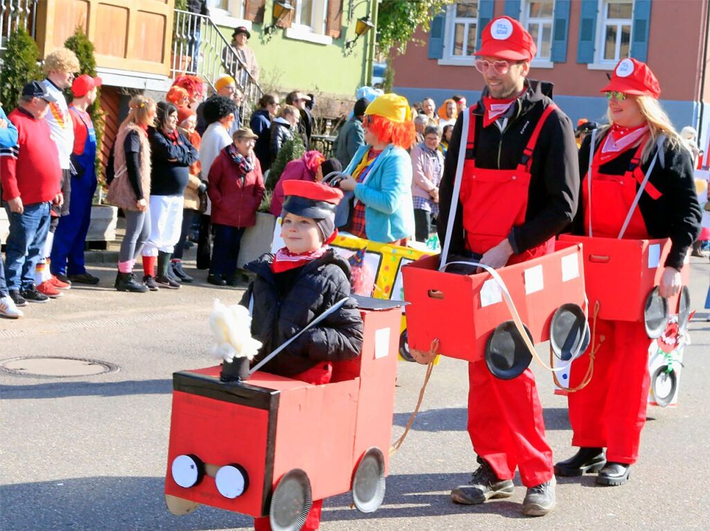 Drlinbach in Narrenhand am Fasentsonntag