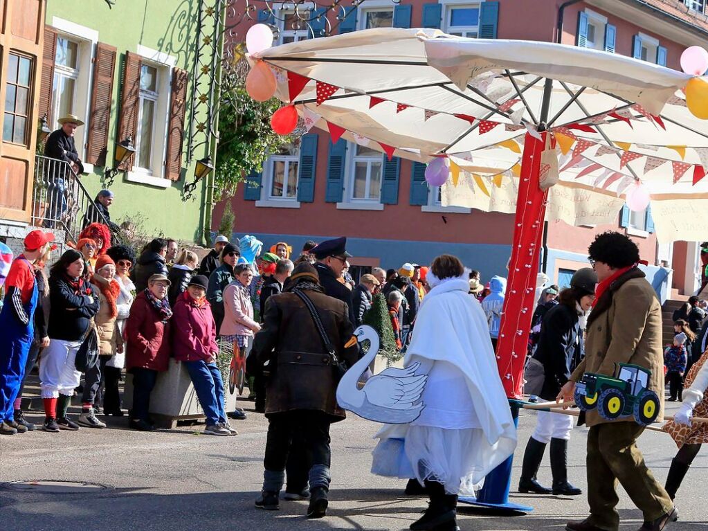 Drlinbach in Narrenhand am Fasentsonntag