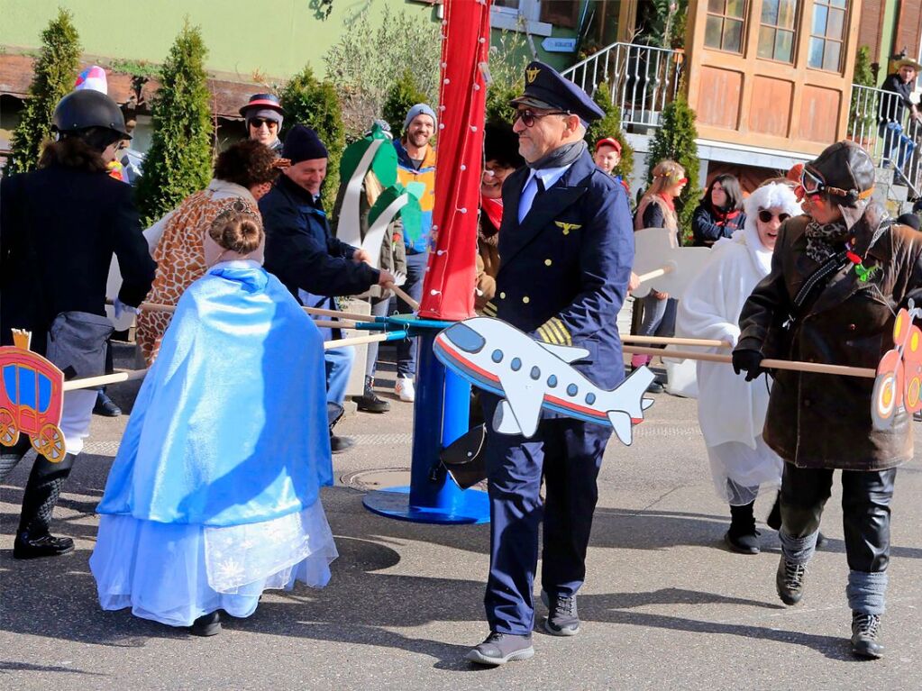 Drlinbach in Narrenhand am Fasentsonntag