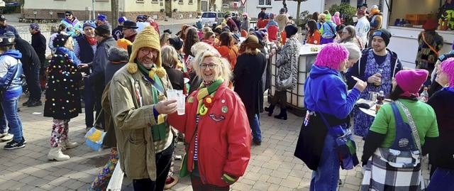 Nrrische Volksfeststimmung auf dem Nordweiler Querbeetmrkt.  | Foto: Reiner Merz