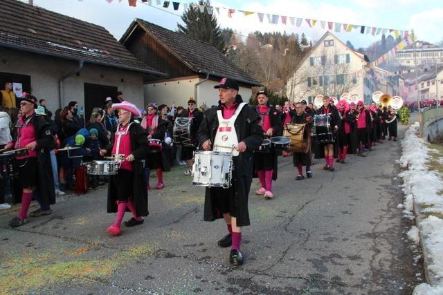 Narrenzunft Grabedierer feiert ihr Jubilum in Marzell mit vielen Gsten