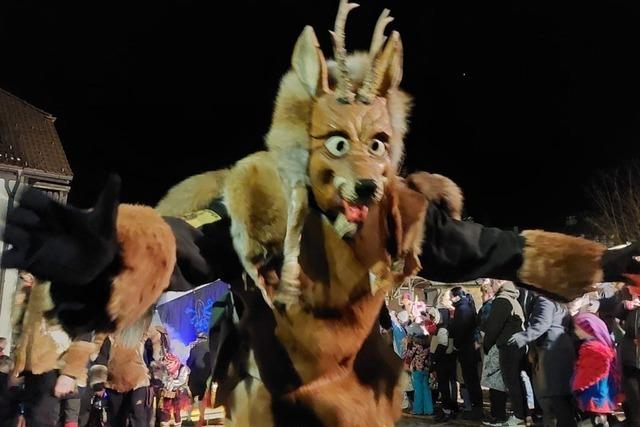 Der Nachtumzug in Altglashtten ist das Fasnet-Highlight am Feldberg