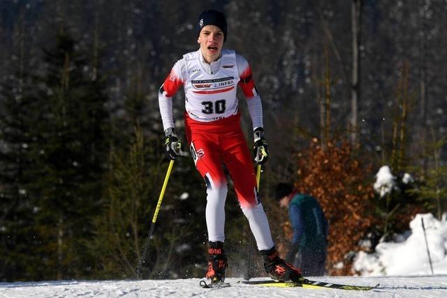 Biathlet Yves Kupferer vom SC Bad Sckingen ist deutscher Schlermeister