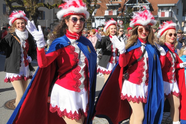 Die Mdels der Zunftgarde Schnau  | Foto: Gudrun Gehr