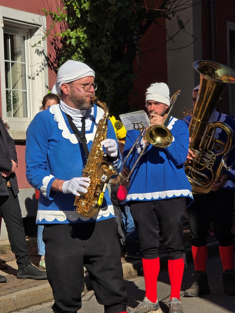 Die Bachheimer Musiker heizten dem Publikum mchtig ein.