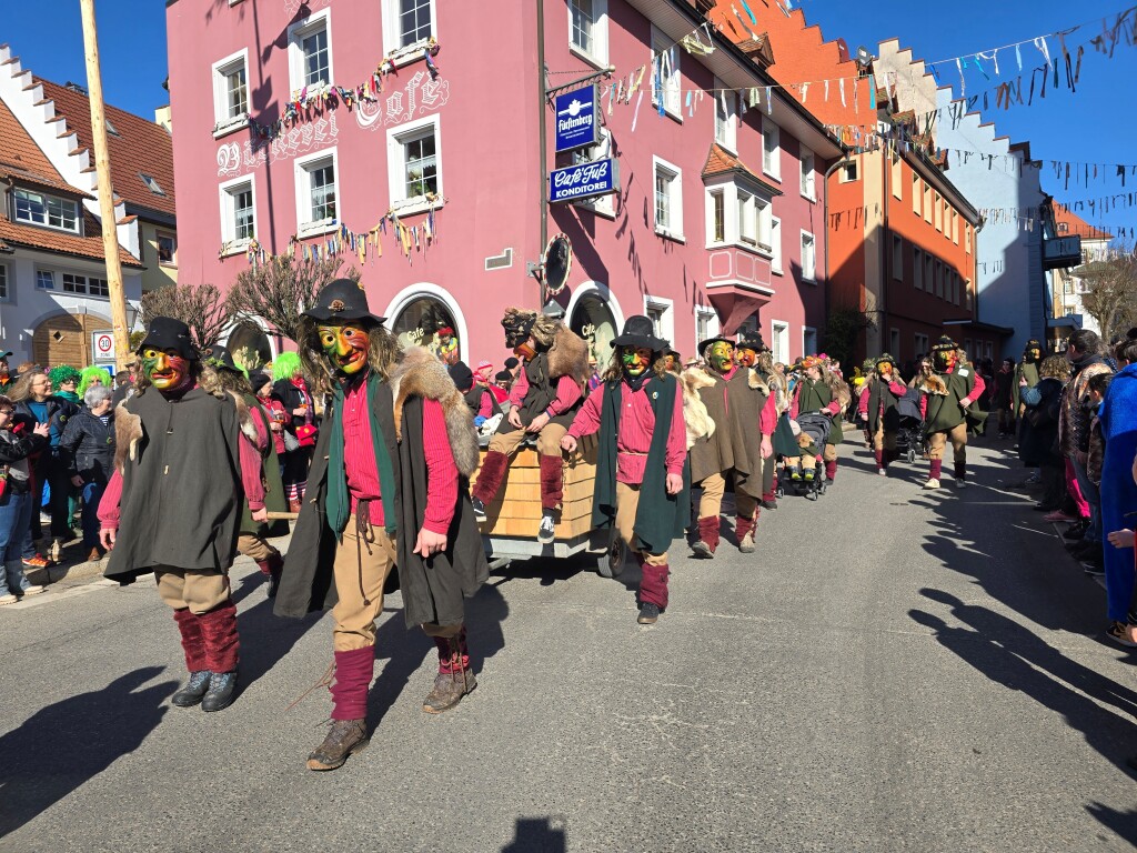 Die Seemoos-Floddris aus Waldau bereicherten das Spektakel Lffingen.