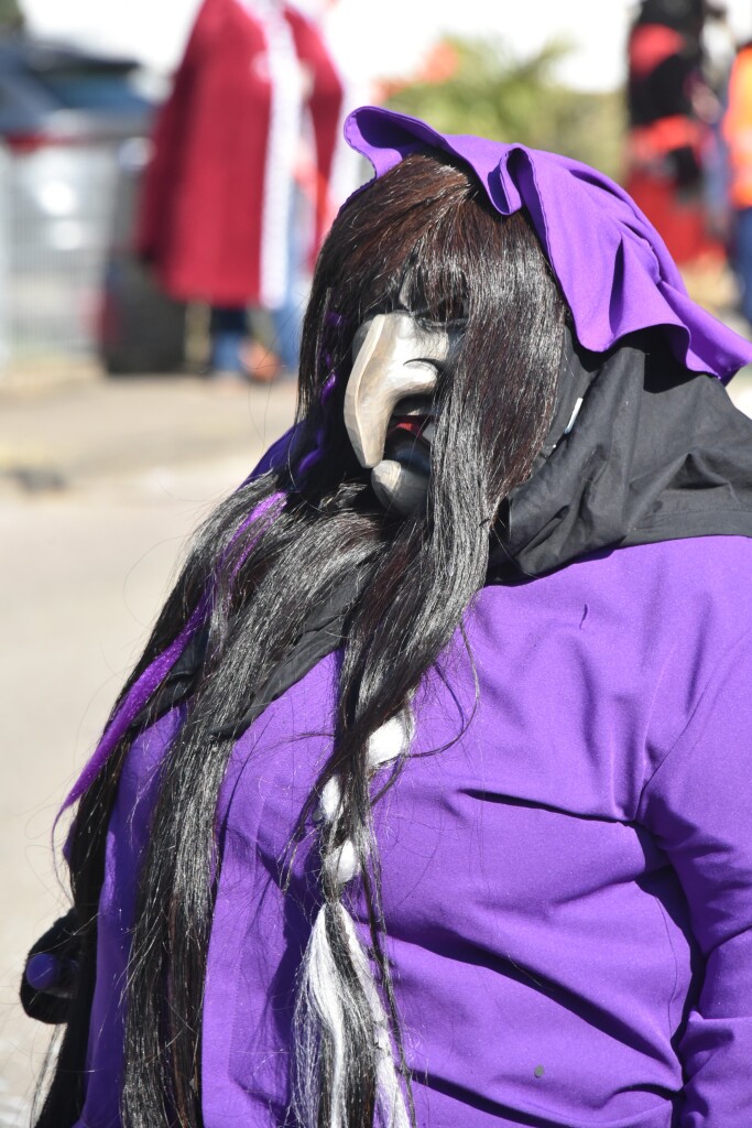 Bei frhlingshaften Temperaturen feiern die Menschen in Reute mit dem Rosenmontagsumzug ausgelassen und frhlich die Fasnet.