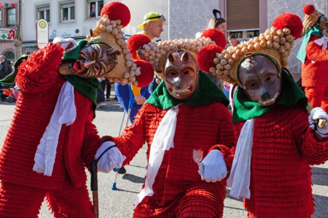 Die Fasnet im Elztal ist wild und bunt