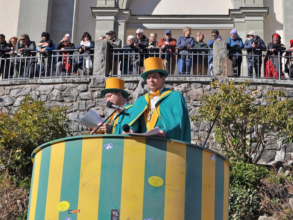 Besser geht’s kaum: Bim Rosenmontagsumzug in Todtnau passten Wetter, Stimmung und Wagen.