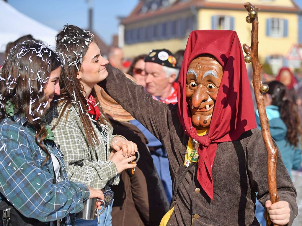 Nrrisches Treiben am Rosenmontag in Ottenheim