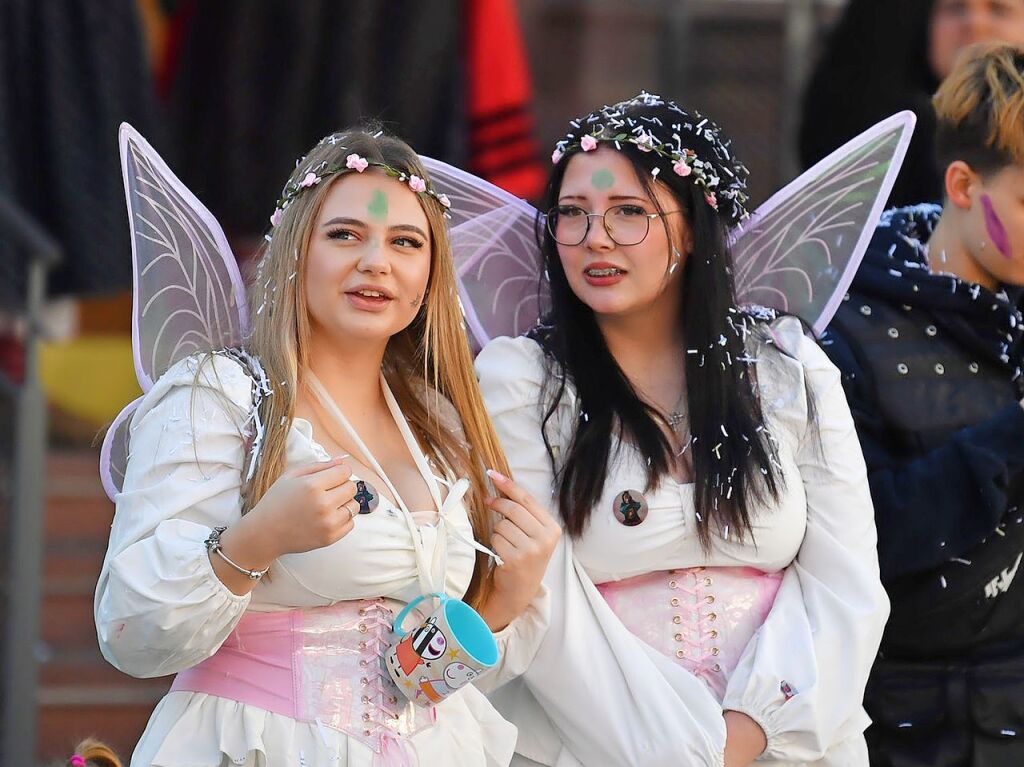 Nrrisches Treiben am Rosenmontag in Ottenheim