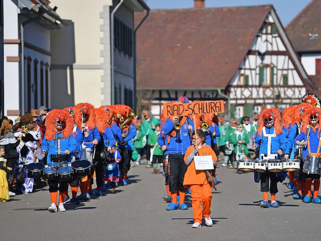 Nrrisches Treiben am Rosenmontag in Ottenheim