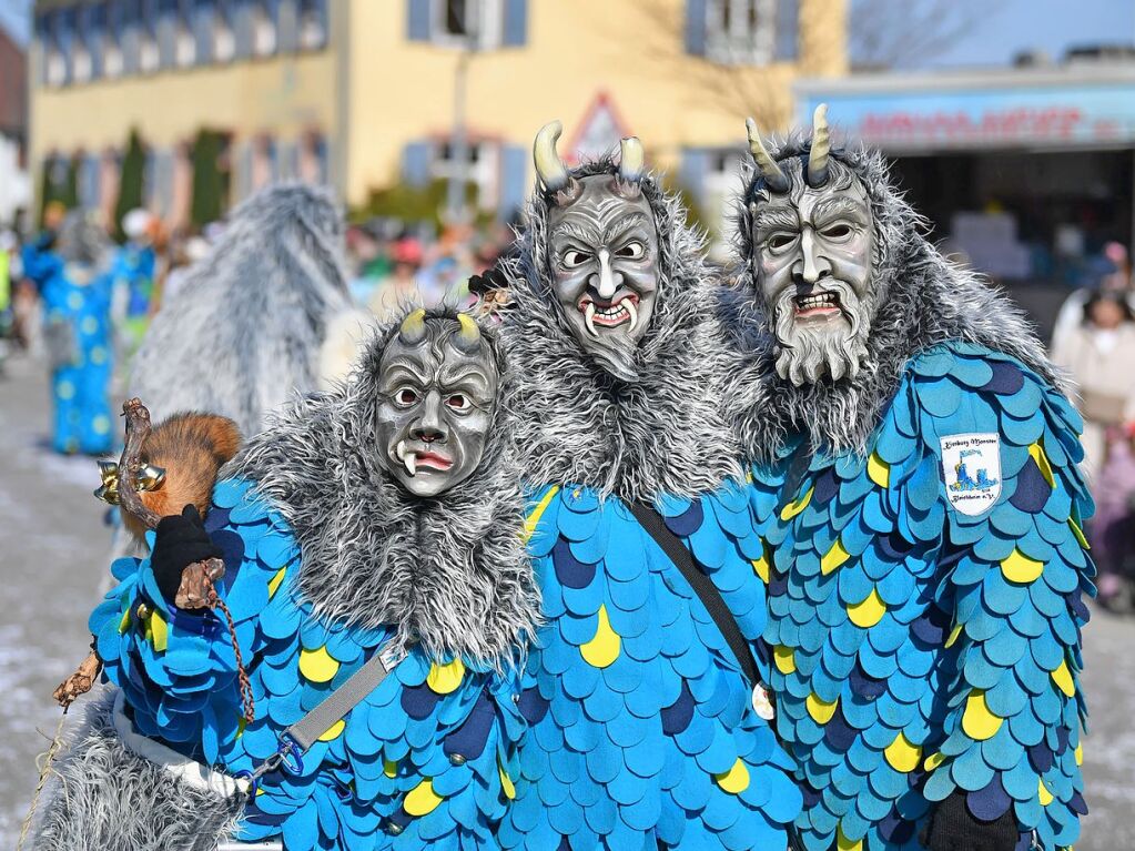 Nrrisches Treiben am Rosenmontag in Ottenheim