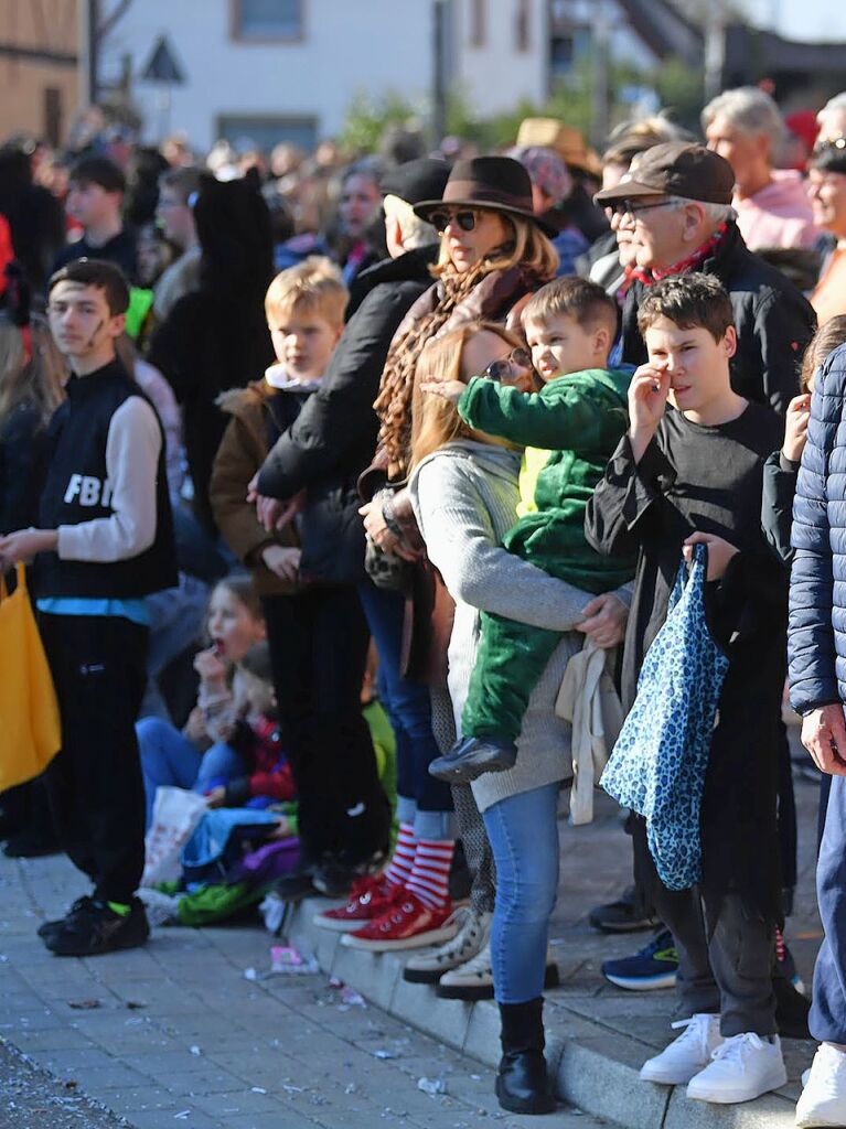 Nrrisches Treiben am Rosenmontag in Ottenheim