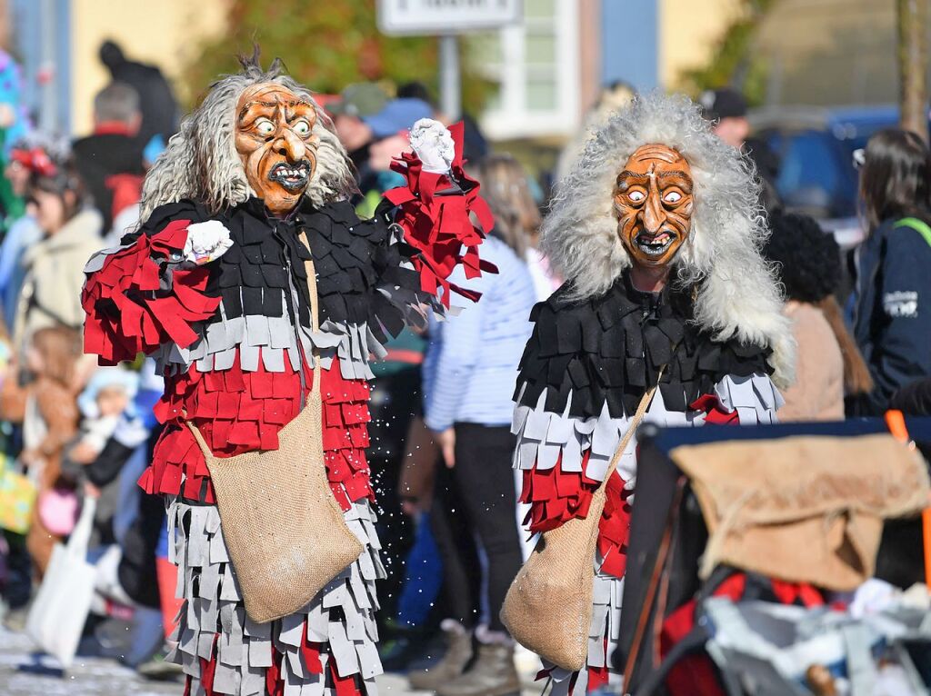 Nrrisches Treiben am Rosenmontag in Ottenheim