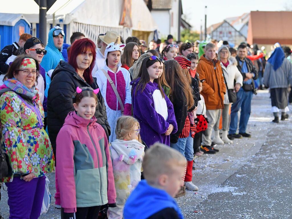 Nrrisches Treiben am Rosenmontag in Ottenheim