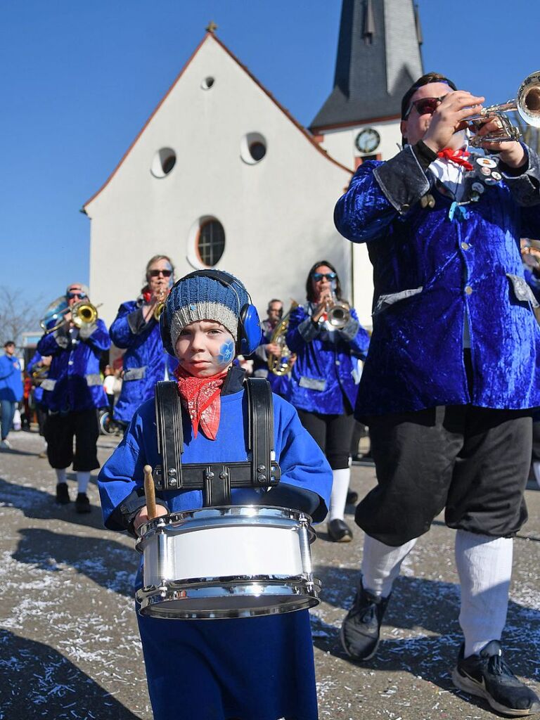 Nrrisches Treiben am Rosenmontag in Ottenheim