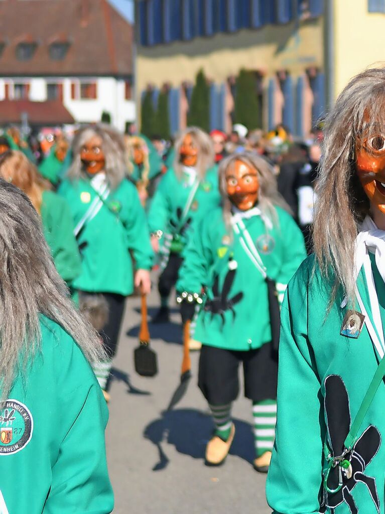 Nrrisches Treiben am Rosenmontag in Ottenheim