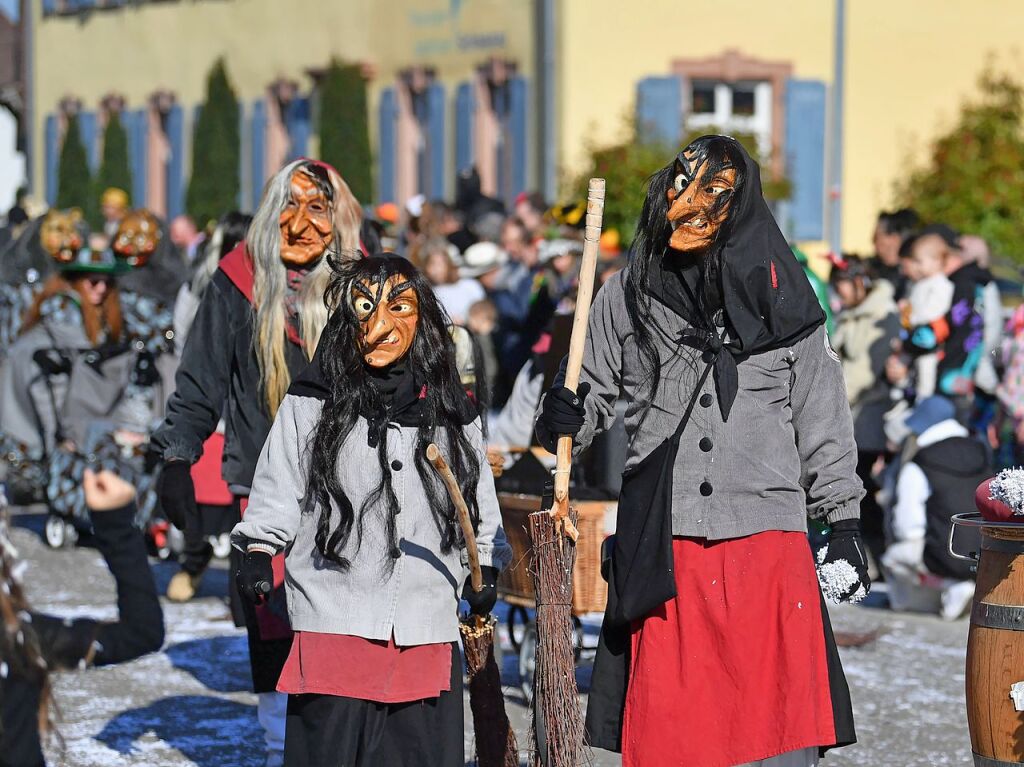 Nrrisches Treiben am Rosenmontag in Ottenheim