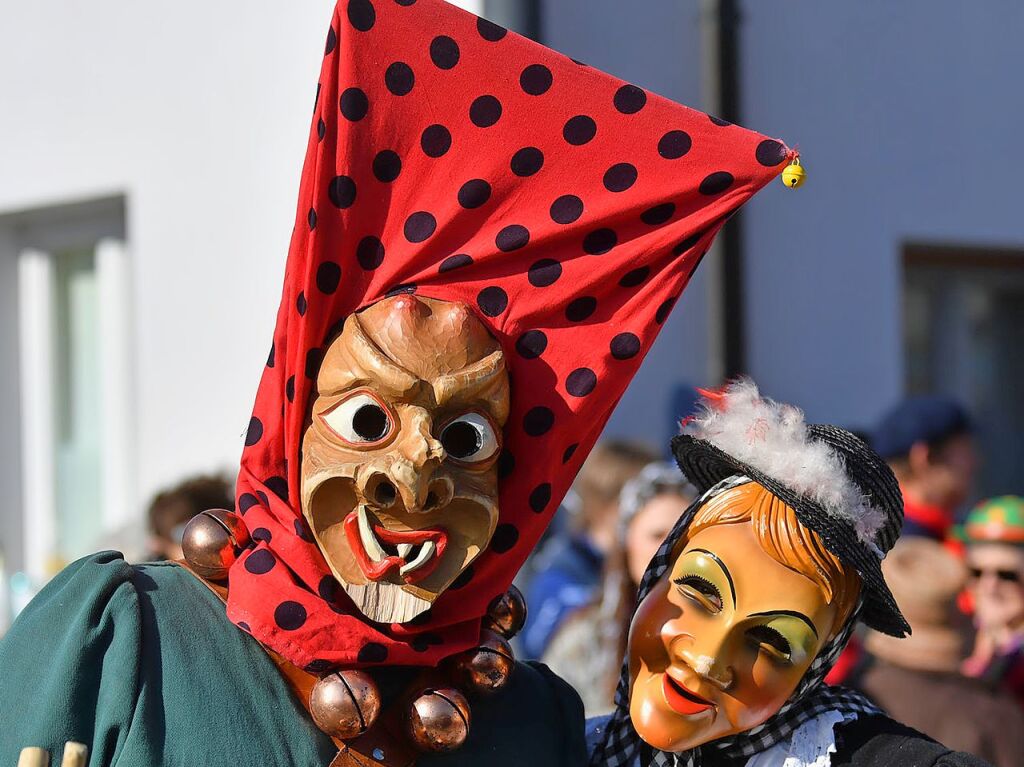 Nrrisches Treiben am Rosenmontag in Ottenheim