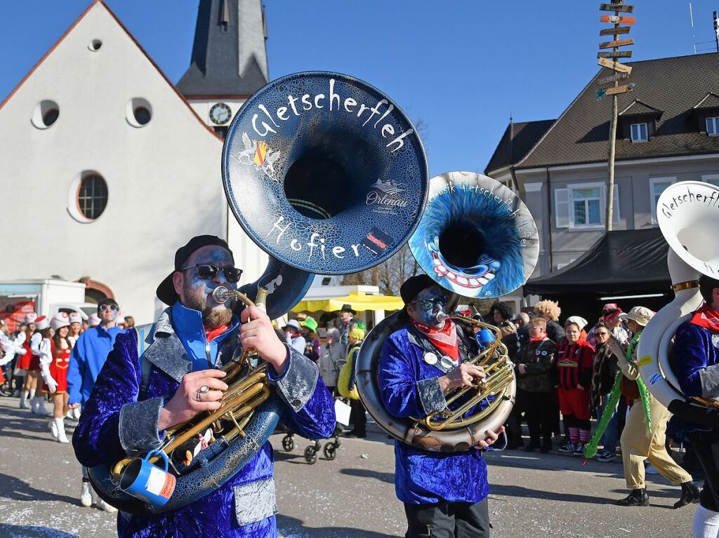 Nrrisches Treiben am Rosenmontag in Ottenheim