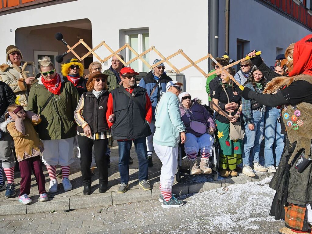 Nrrisches Treiben am Rosenmontag in Ottenheim