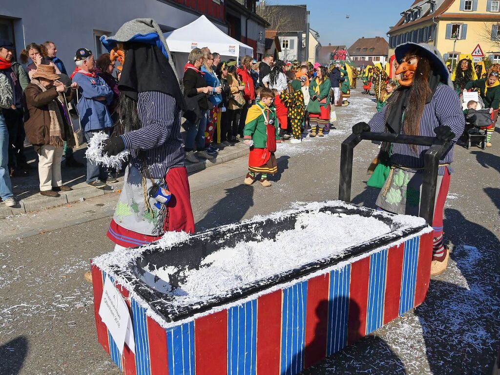 Nrrisches Treiben am Rosenmontag in Ottenheim