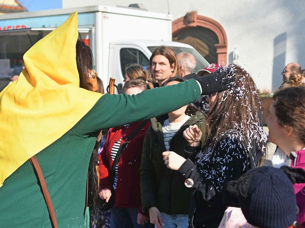 Nrrisches Treiben am Rosenmontag in Ottenheim