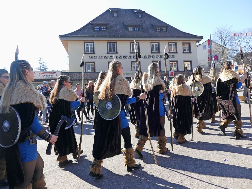 Groer Umzug in Bonndorf am Fasnetmendig